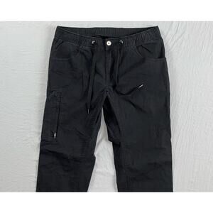 BYLT Basics Elastic Waist 'Bylt Pant' Joggers. Washed Black, Men's Size M. GUC!